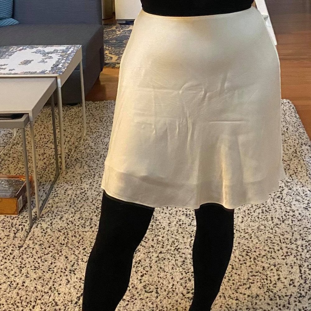 Satin Mini Skirt